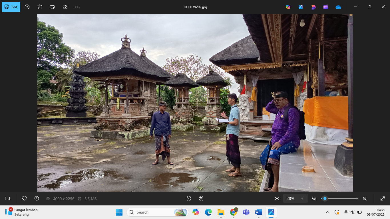 PURA : Proses pendataan pura di Desa Adat Sebali, Desa Keliki, Kecamatan Tegallalang.