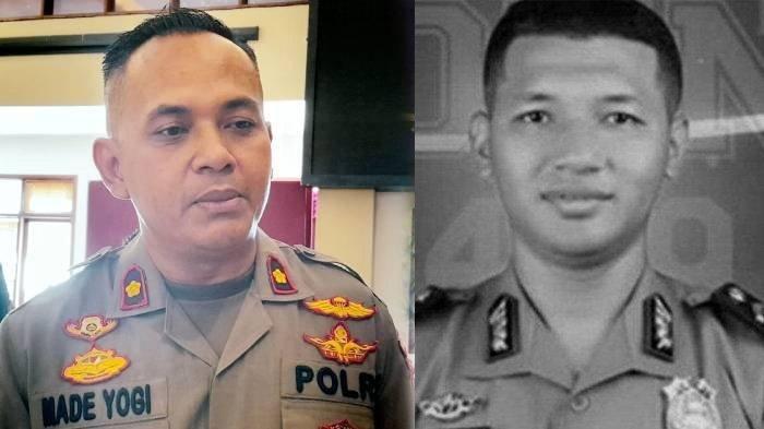 Kompol I Made Yogi (kiri) dan Brigadir Nurhadi