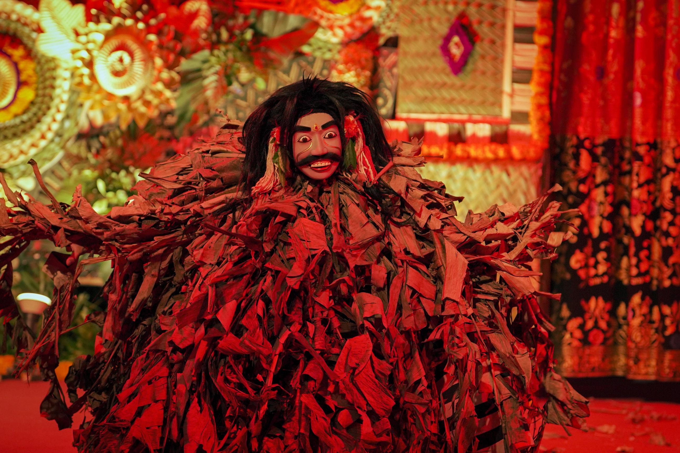 Sanggar Seni Bajra Geni dari Desa Mengwi, duta Kabupaten Badung saat tampil dalam PKB ke-47, Rabu (9/7).