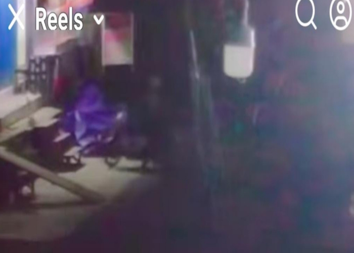 TEREKAM : Tangkapan layar rekaman CCTV yang berisi pencurian sepeda motor di Bungbungan, Klungkung.