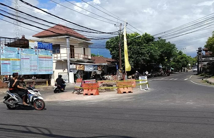 Tugu Ganapati Kubutambahan Hancur pasca diseruduk truk molen