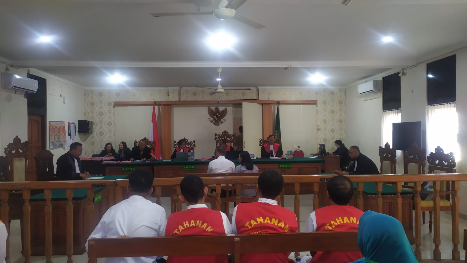 TUNTUTAN: WNA asal Rusia Andrei Zharin, jalani sidang tuntutan di PN Denpasar. (Bali Express/Istimewa)