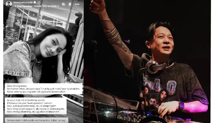 DJ Bravy pacari Erica Carlina meski tahu dalam kondisi hamil