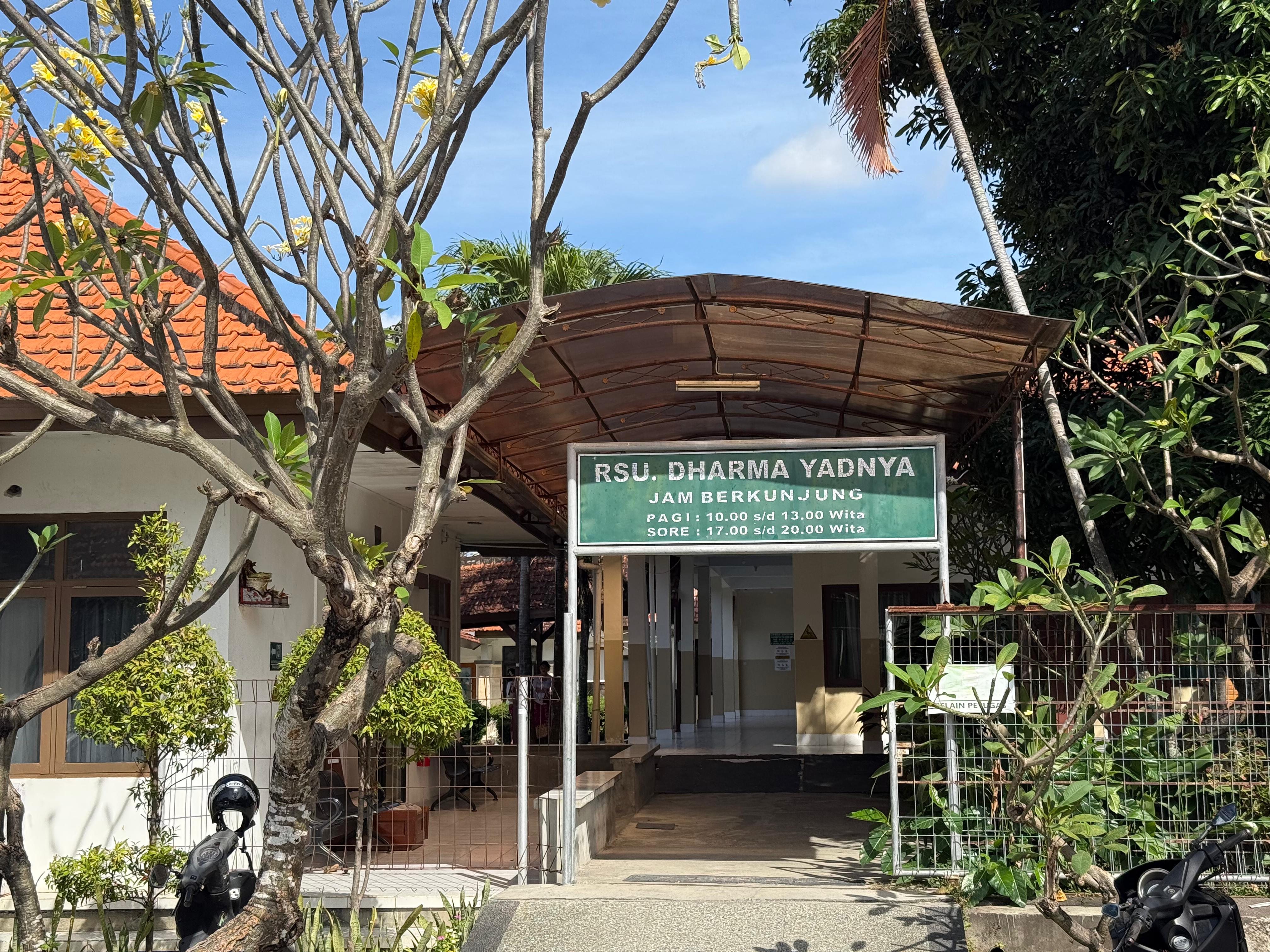 PERUBAHAN STATUS: Rumah Sakit Umum (RSU) Dharma Yadnya yang terletak di Jalan WR. Supratman, Denpasar