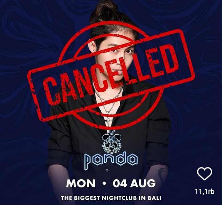 Empat Klub Malam Batal undang DJ Panda
