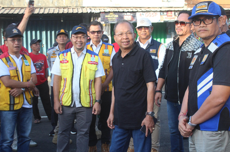 Gubernur Koster saat pembukaan jalan Nasional di Bajera Tabanan