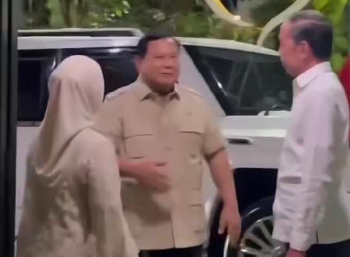 Presiden Prabowo Silaturahmi ke Kediaman Joko Widodo di Solo