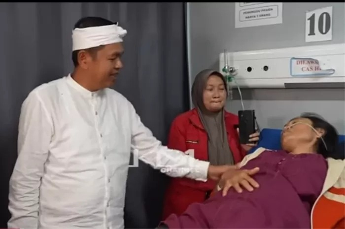 Dedi Mulyadi Jenguk Korban Pesta Pernikahan Anaknya