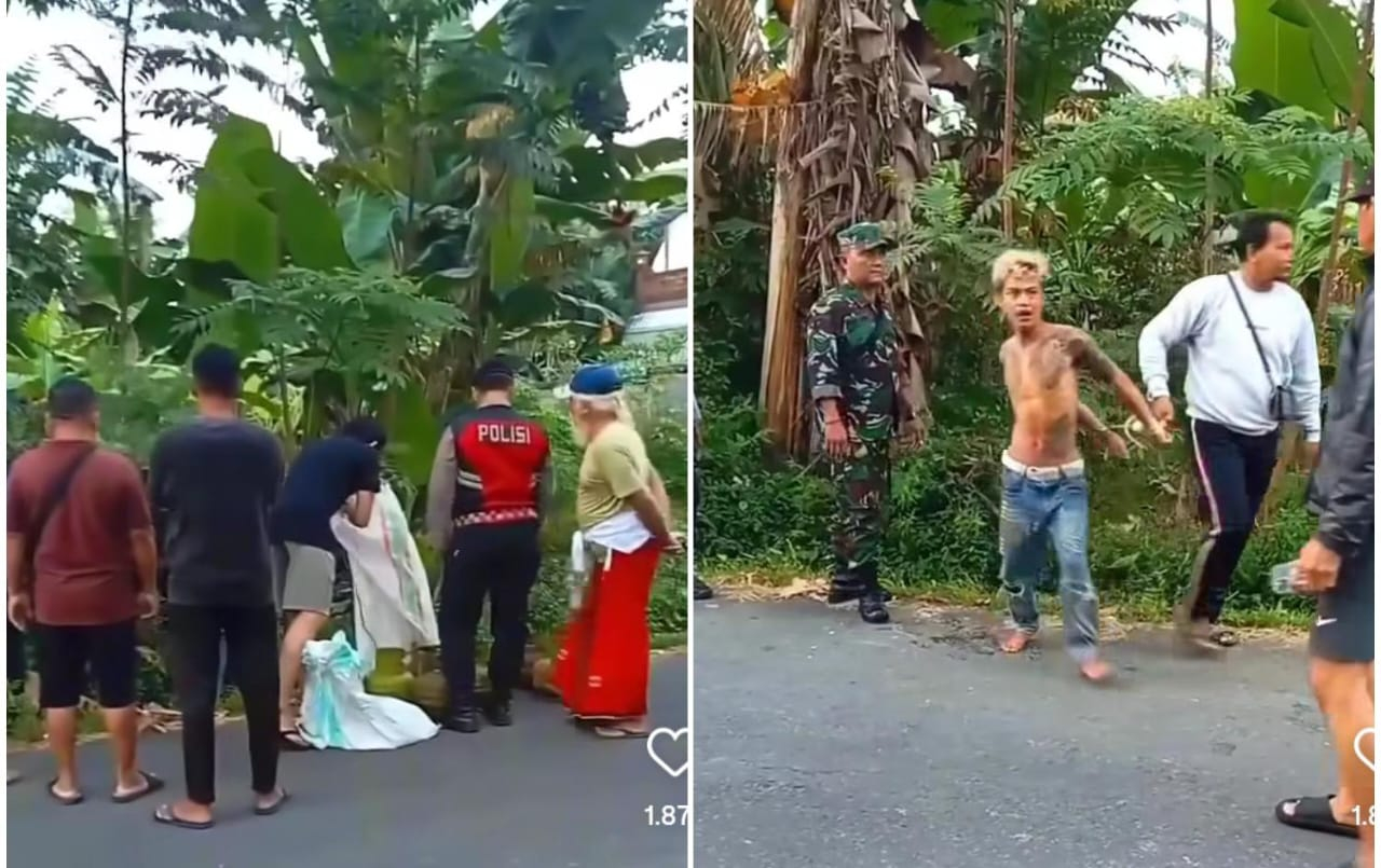 Pria Bertato Diduga Curi Tabung Gas Elpiji dan Telur di Gianyar