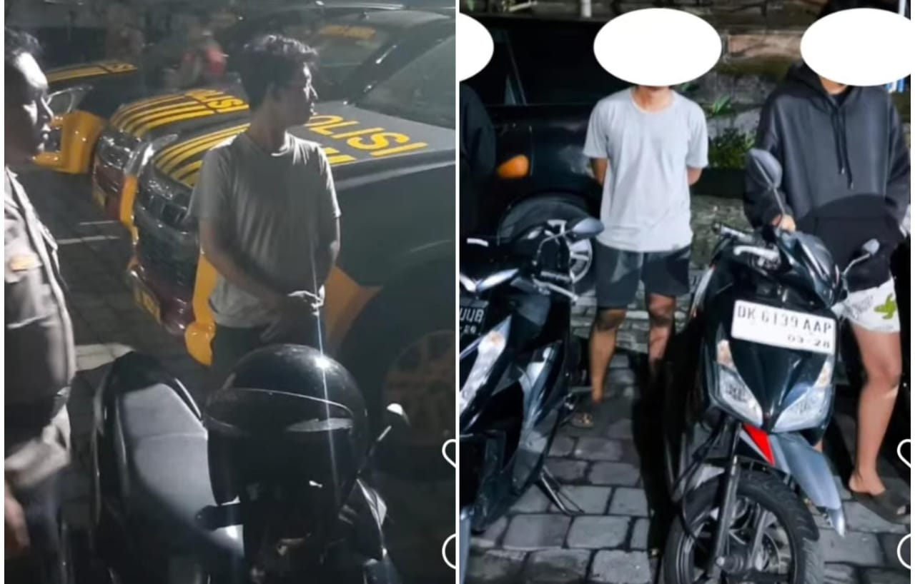 Polisi mengamankan sejumlah kendaraan yang diduga terlibat aksi speeding di Kawasan Denpasar Selatan