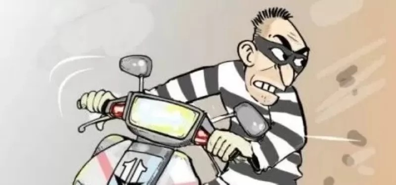 Ilustrasi pencurian motor