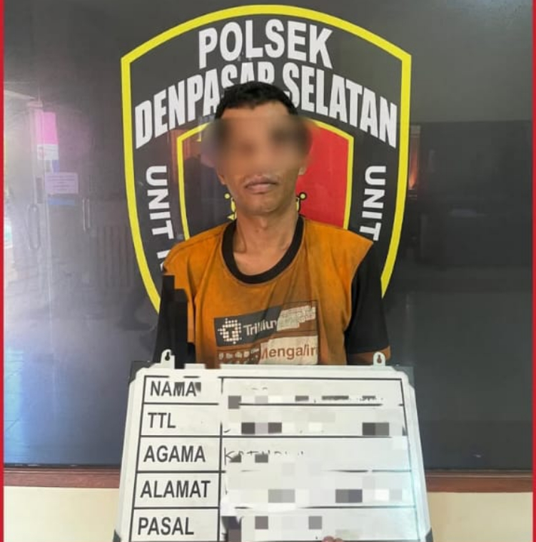 Residivis Pencurian Dibekuk Usai Bobol Warung di Renon