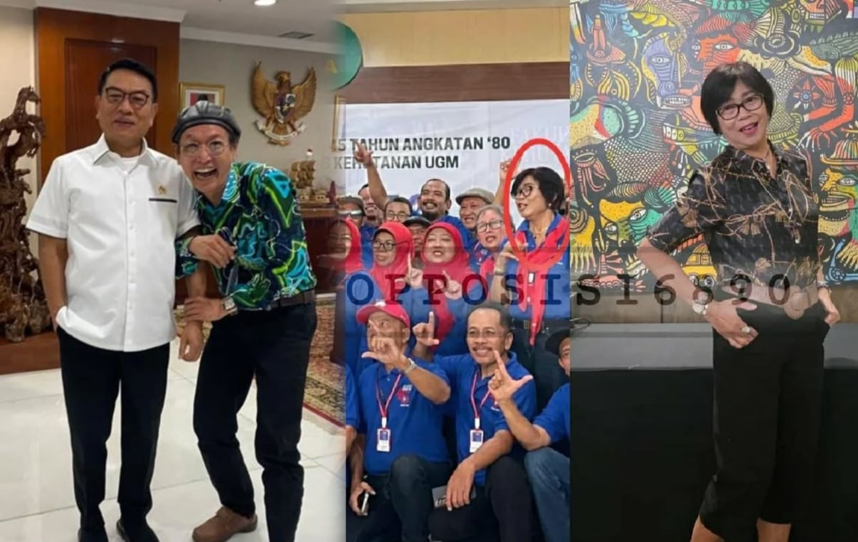 Reuni yang diklaim sebagai alumni Fakultas Kehutanan UGM 80 kini jadi sorotan publik