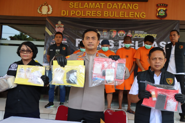 Rilis pengungkapan kasus narkotika dalam sepekan di Buleleng, Total Barang Bukti Capai 319,37 Gram Sabu
