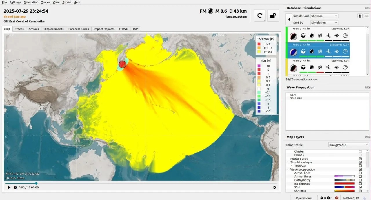 Gempa Dahsyat M8,7 Guncang Kamchatka, Rusia