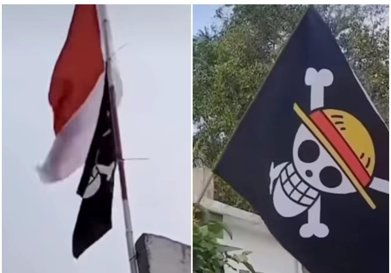 Marak pengibaran bendera One Piece jelang HUT ke-80 RI