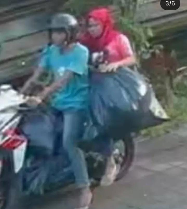 Aksi dua orang membuang sampah di sekitar pura tuai kecaman