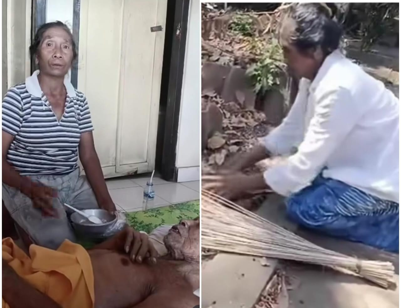 Relawan Bali menggalang donasi untuk Nenek Sita dan suami