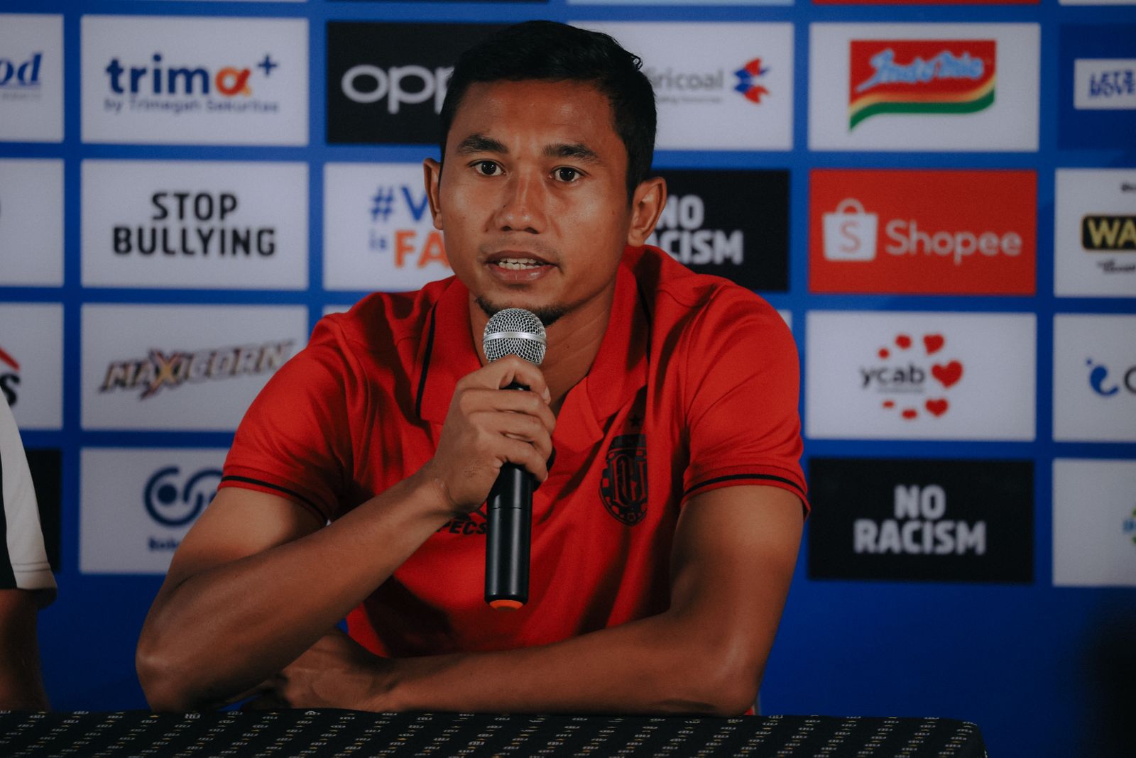 Kapten Bali United, Ricky Fajrin Saputra.