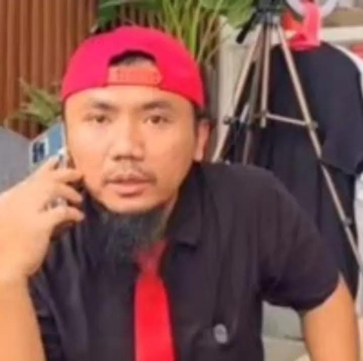 TERSANGKA: Youtuber otomotif asal Trenggalek yang dikenal sebagai Mustofa Kepala Jenggot, resmi ditahan Polres Tulungagung atas dugaan penganiayaan terhadap rekannya