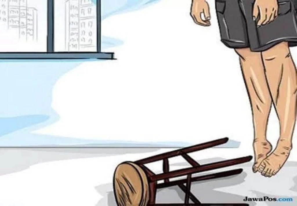 Ilustrasi gantung diri