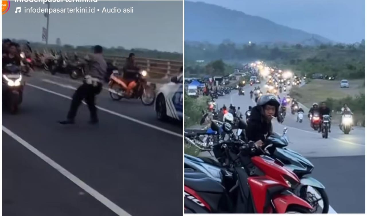 Jembatan Merah Klungkung Masih Jadi Lokasi Balap Liar