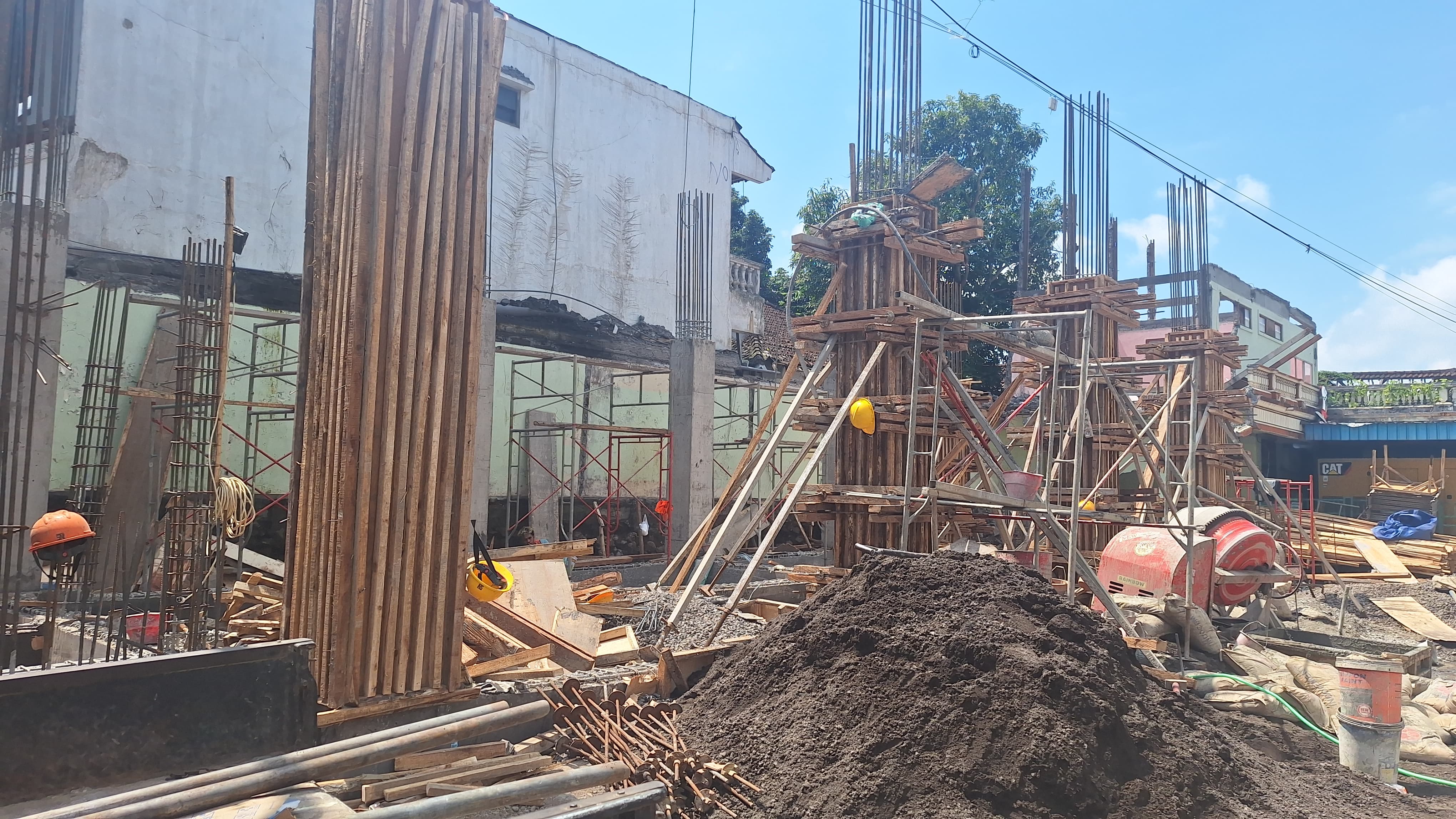 Bangunan gedung kamar jenazah di RSUD Tabanan yang direncanakan rampung akhir tahun 2025.