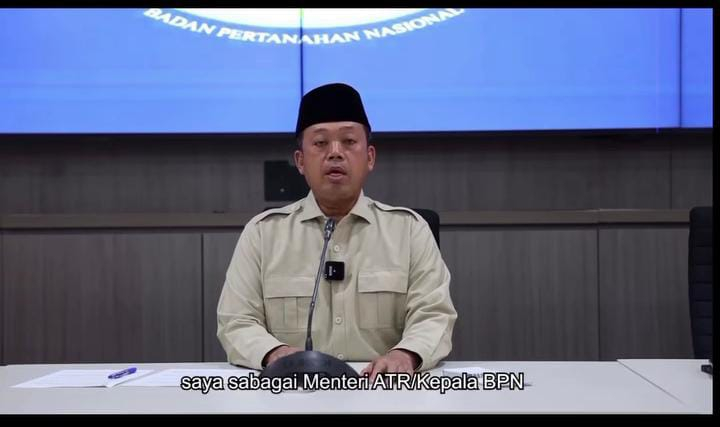 Menteri ATR Nusron Wahid Minta Maaf ke Publik