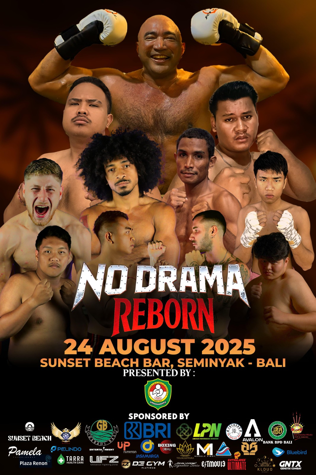 Persatuan Tinju Amatir (Pertina) Bali kembali menggelar event bertajuk No Drama Fight Reborn