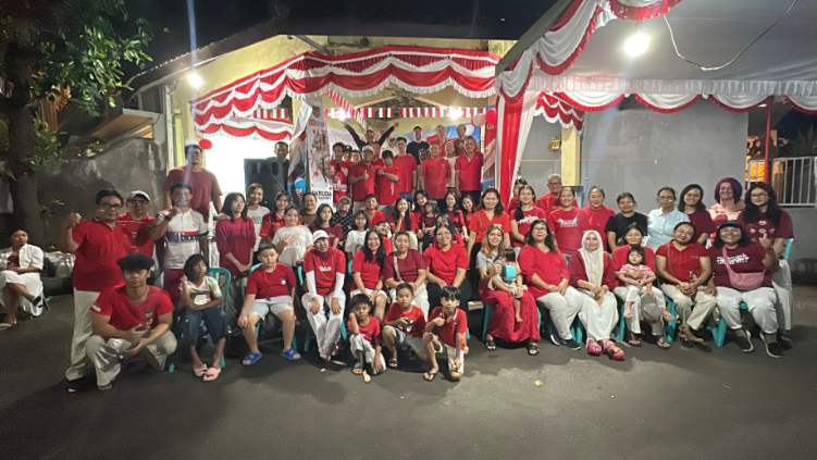 Perayaan HUT ke 80 Republik Indonesia Oleh warga di Lingkungan Perumahan Permata Arsandi Banjar Tangguntiti Kelurahan Tonja Kec Denpasar Utara