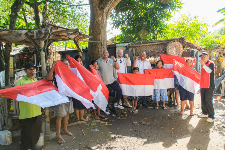 PERINGATI HUT: Ketua DPD Gerindra Bali, Made Muliawan Arya alias De Gadjah, mengajak masyarakat Bali untuk memeriahkan Hari Ulang Tahun (HUT) ke-80 Republik Indonesia