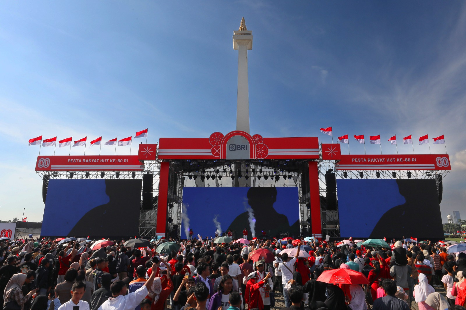 BRI Turut Sukseskan Pesta Rakyat & Karnaval HUT ke-80 RI