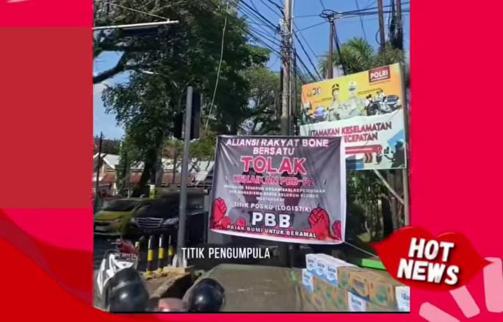 Sejumlas donasi logistic telah dikumpulkan untuk mendukung rencana demonstrasi warga Bone