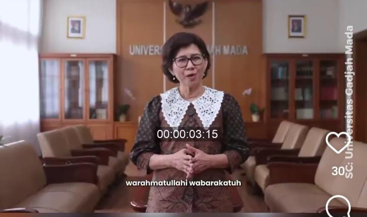 Rektor UGM, Prof. Ova Emilia tegaskan Jokowi Alumni UGM