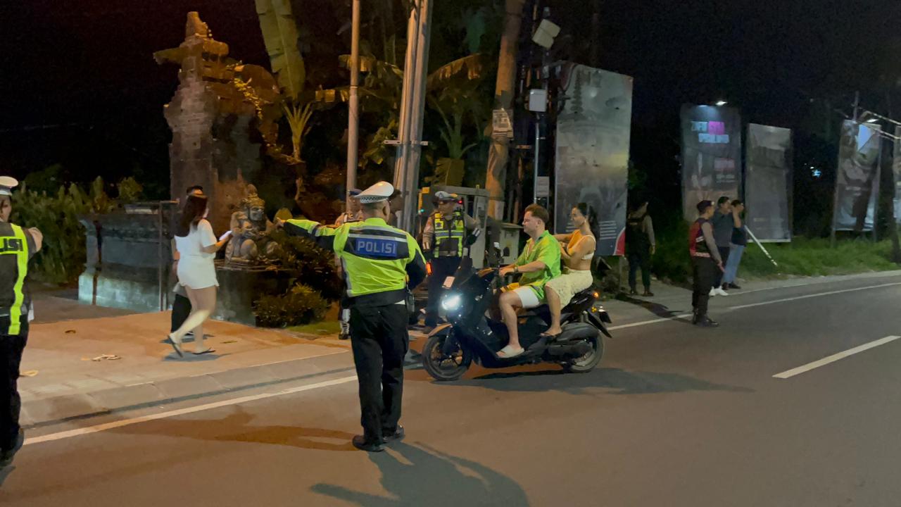 Razia di Canggu menindak puluhan pelanggar