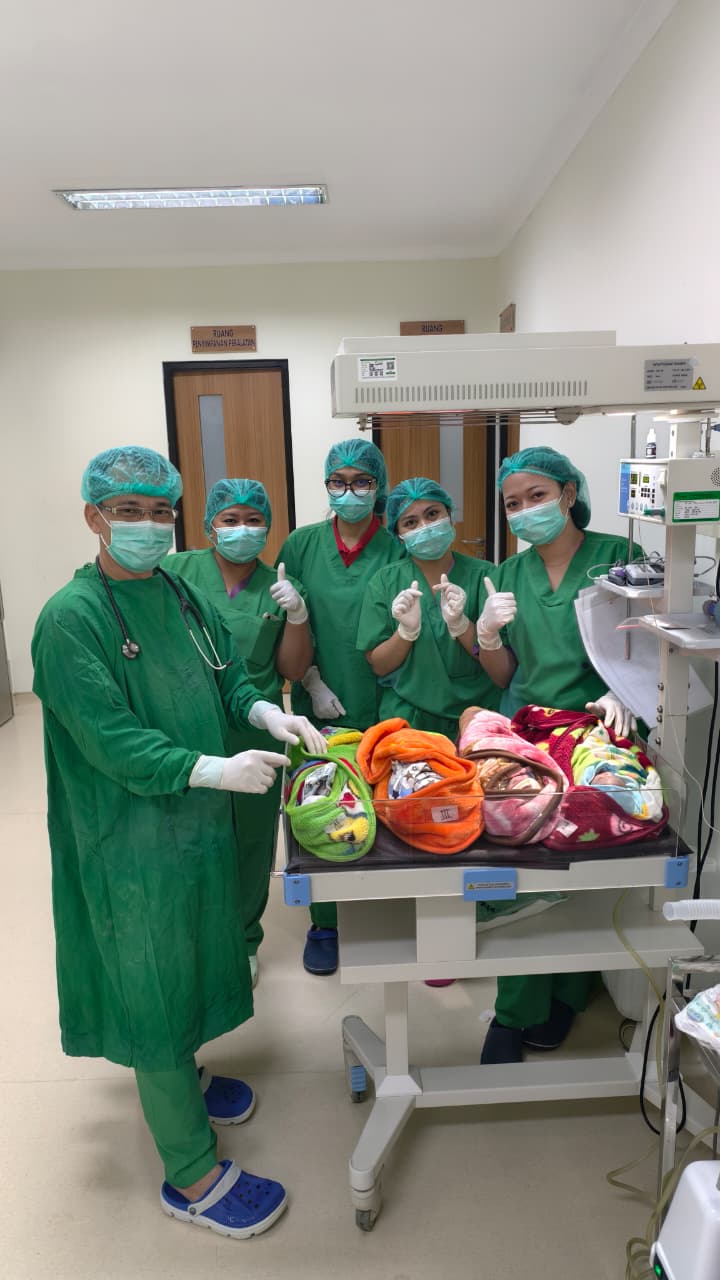 Bayi kembar empat lahir RS BMC Bangli, Senin (25/8/2025).