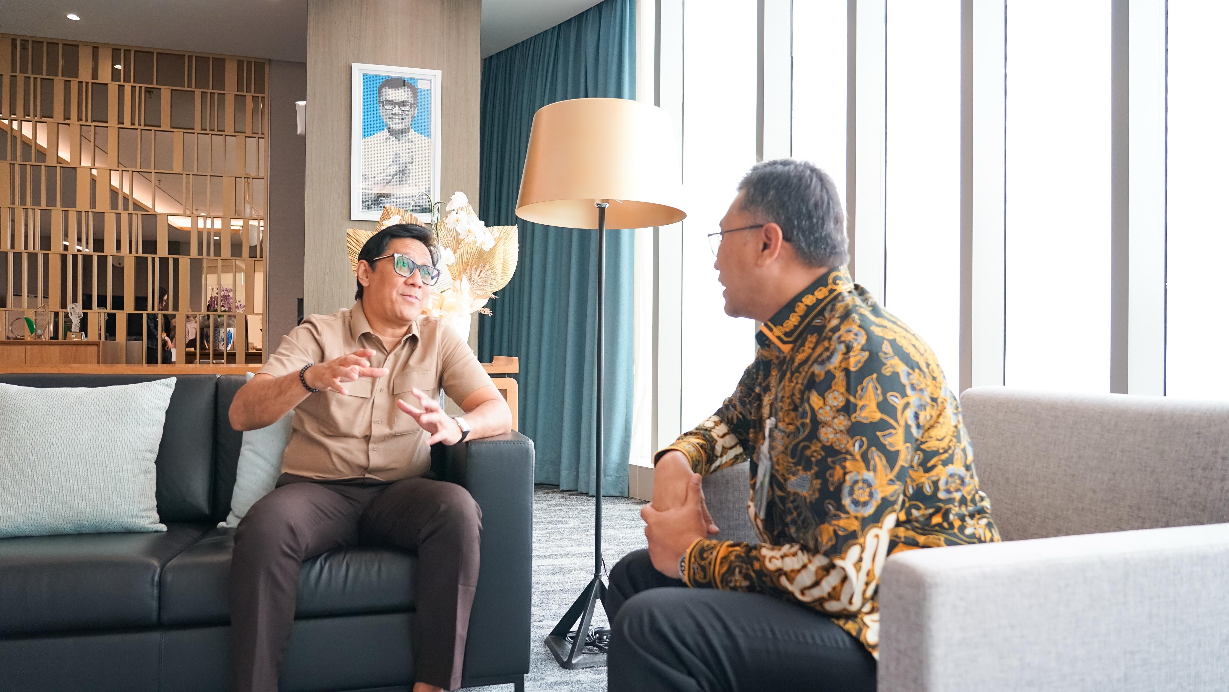 PAHAMI: Andre saat berkunjung ke Kantor BPJS Ketenagakerjaan belum lama ini.