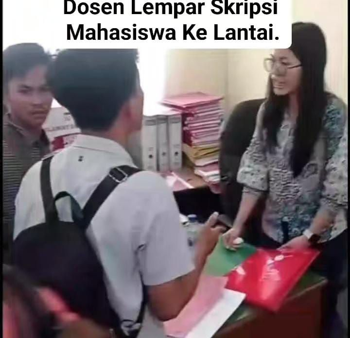Viral sebelumnya kericuhan yang melibatkan mahasiswa dan oknum dosen di Universitas Nias