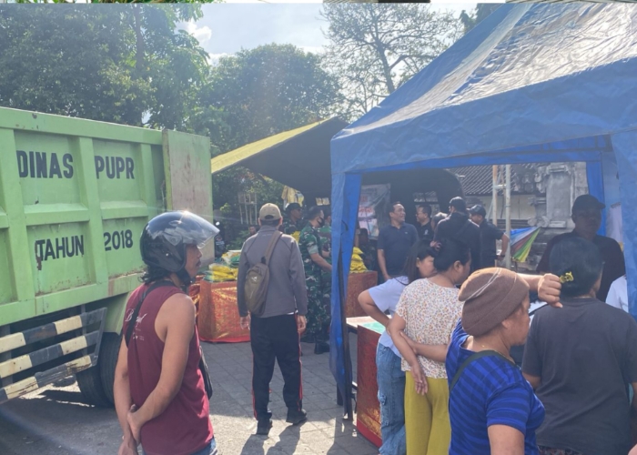 RAMAI : Pasar Murah di Pasar Subagan, pada Sabtu (30/8/2025) ini sukses menarik ratusan warga.