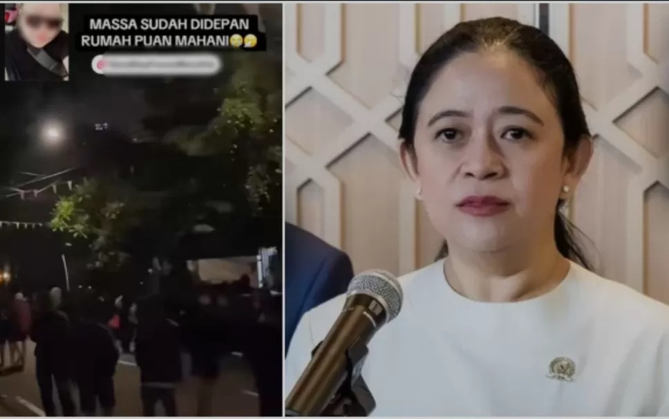 Rumah Puan Maharani Dikepung Massa