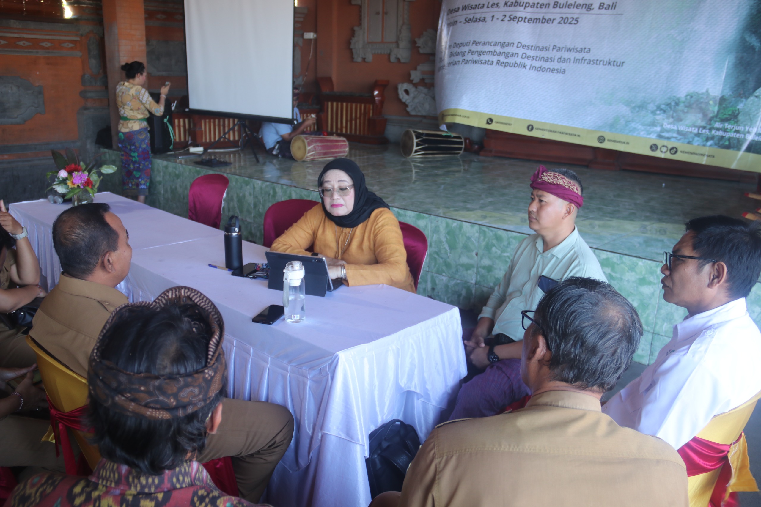 Assessment Desa Wisata Les yang dilakukan oleh Kementerian Pariwisata RI.
