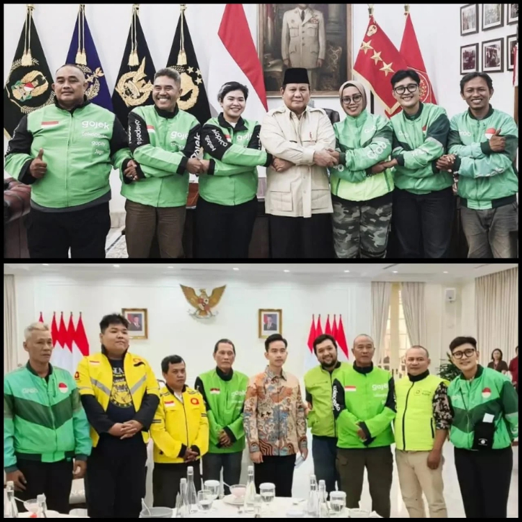 Sosok Ojol yang Temui Gibran dan Prabowo Jadi Sorotan