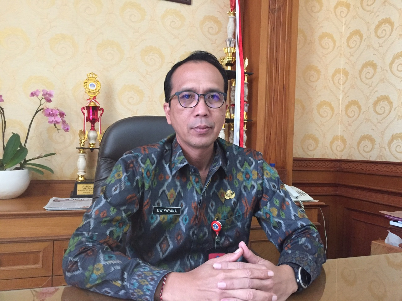 Kadisdikpora, I Gusti Made Dwipayana.