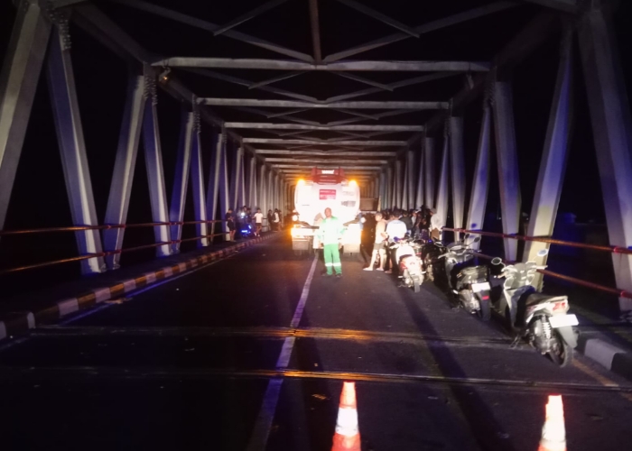LAKA : Kecelakaan lalu lintas terjadi di Jalan Prof. Ida Bagus Mantra, Desa Tangkas, Kecamatan Dawan, Kabupaten Klungkung, pada Kamis (4/9/2025) sekitar pukul 23.30 WITA.