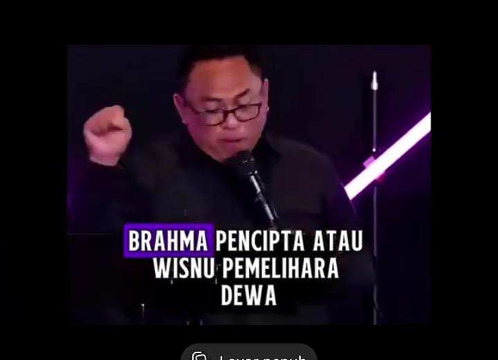 Geger Khotbah pria diduga pendeta yang dinilai menistakan Agama Hindu