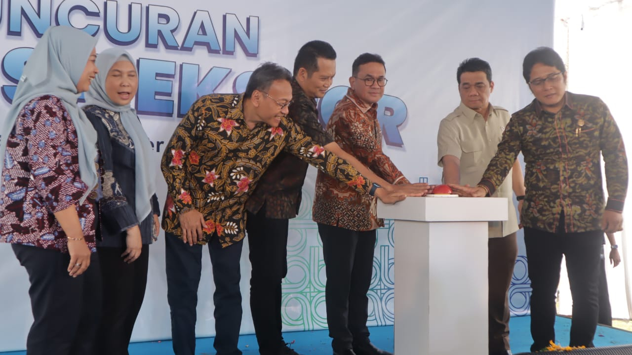 Bupati Kembang Hartawan saat peluncuran Desa Bisa Ekspor, Selasa (9/9)