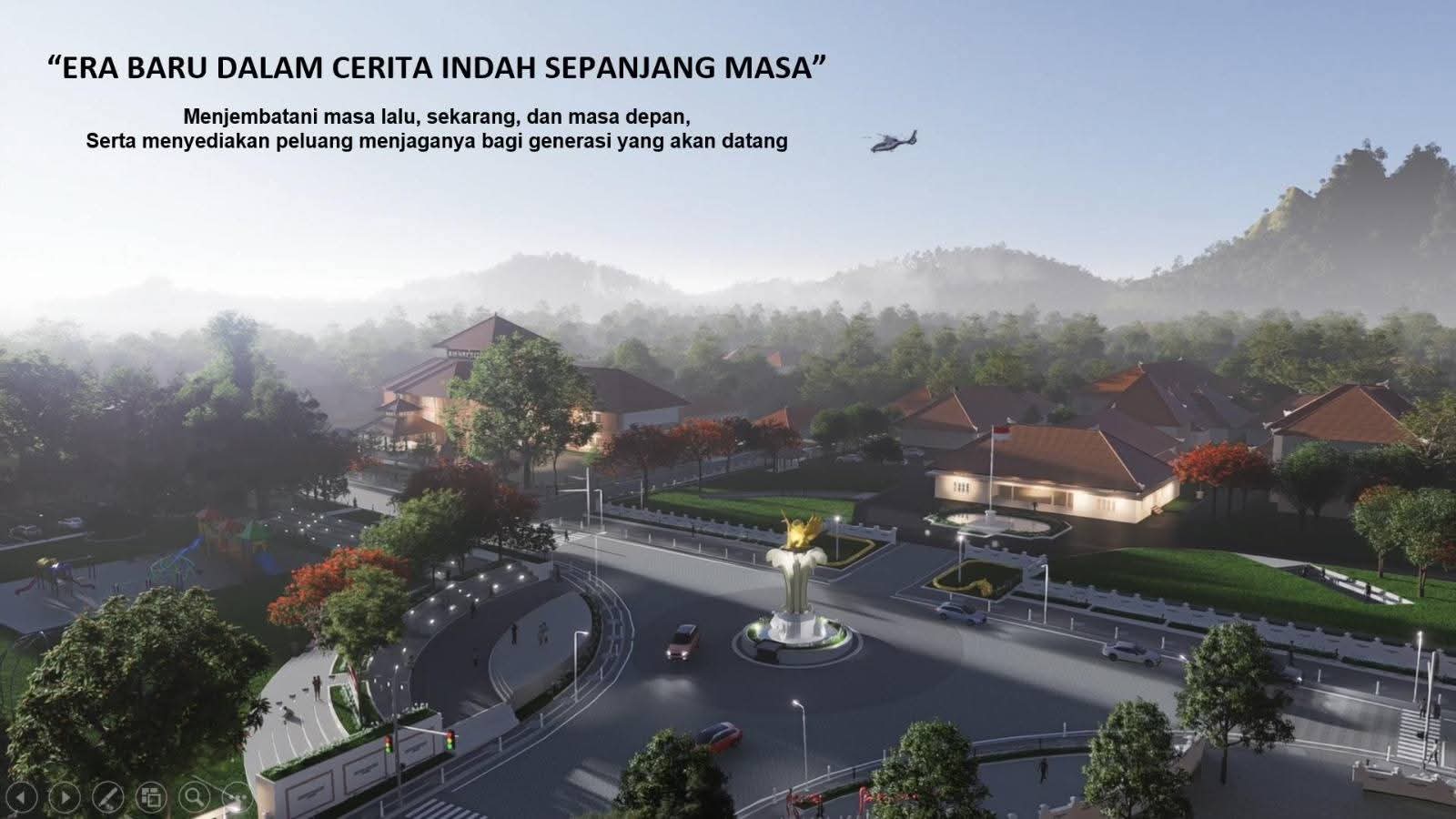Rencana penataan kawasan titik nol Kota Singaraja.