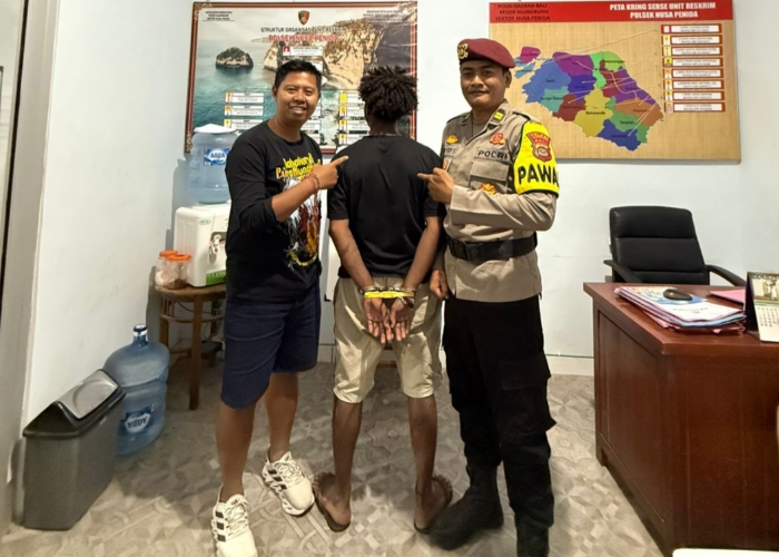 DIBEKUK : Seorang pria berinisial BKW, 22, asal Sorong, Papua Barat, ditangkap atas dugaan pelecehan seksual terhadap wisatawan asal Kanada, CEC, 27.