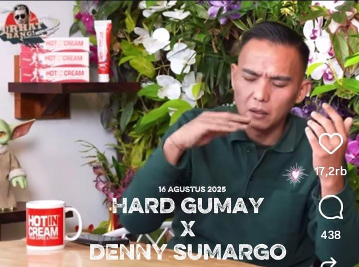 Hard Gumay sempat meramalkan bencana saat dipodcast Denny Sumargo