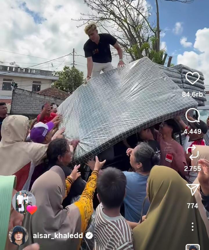 Akun Instagram Aisar Khaledd banjir dukungan netizen
